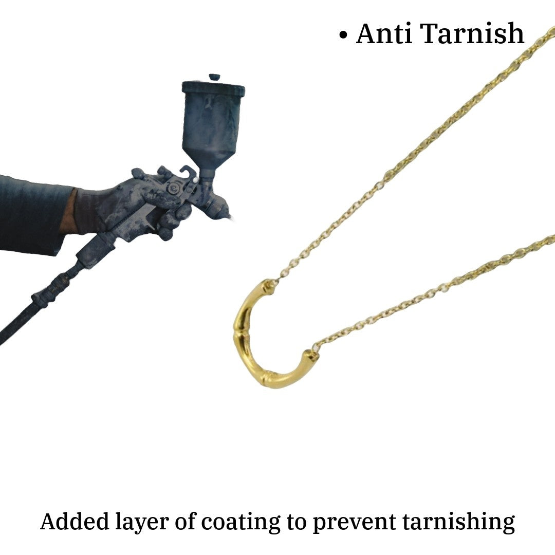 Pendant Gold Plated | With Gold Plated Chain | Anti Tarnished