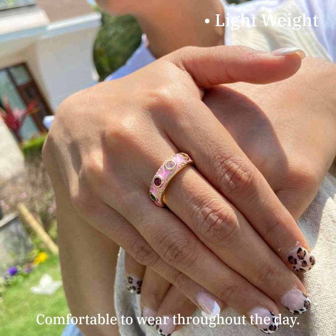 Ladies Ring Fancy | Gold Plated Fancy Ring for Women | Artificial Jewellery