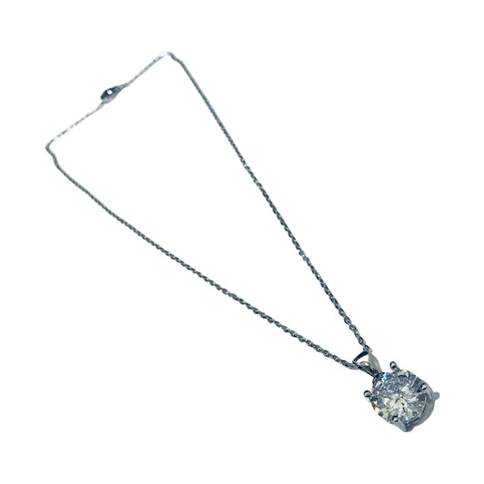 Diamond Necklace | Silver Plated Chain for Women | Artificial Jewelry