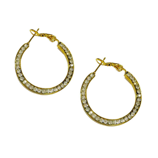 Ear Rings Gold | Gold Plated Hoop Earrings for Women | Artificial Jewellery