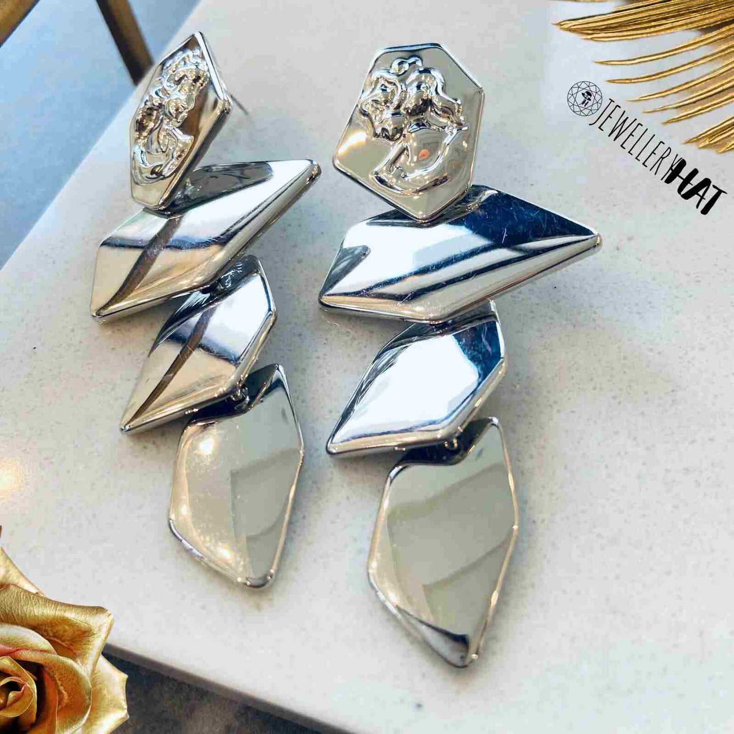 Earrings Silver Long