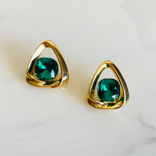 Emerald Earrings | Imitation Jewellery | April 2023