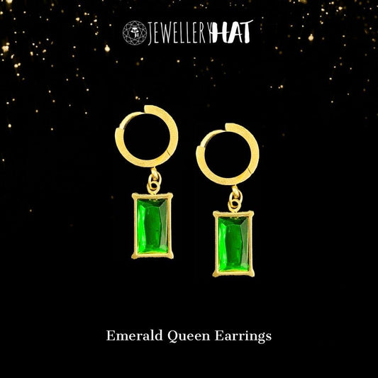 Emerald Queen Earrings - Premium Collection Fashion Jewellery July 2022