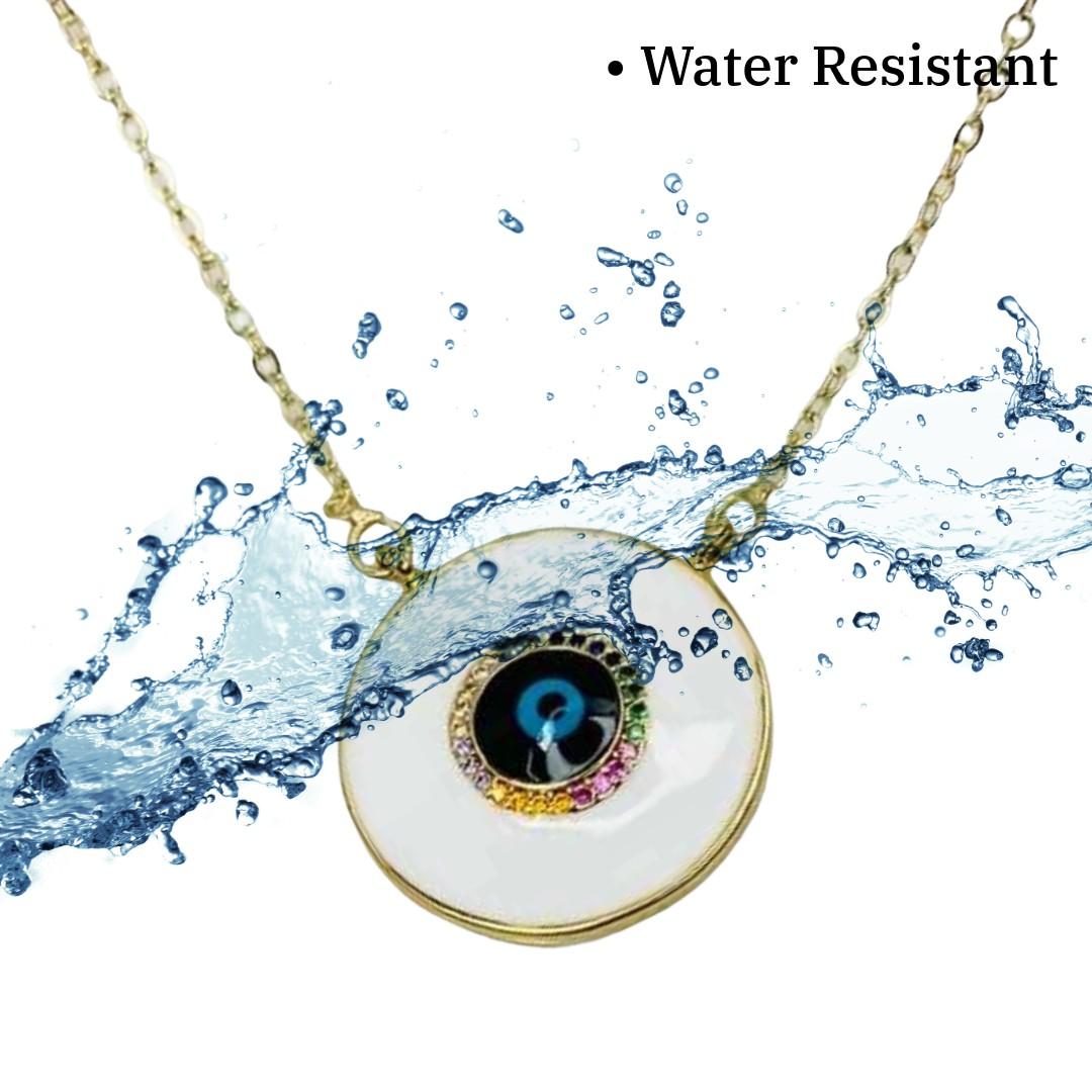 Blue Eye Necklace | Gold Plated Evil Eye Necklace for Women | Artificial Jewellery