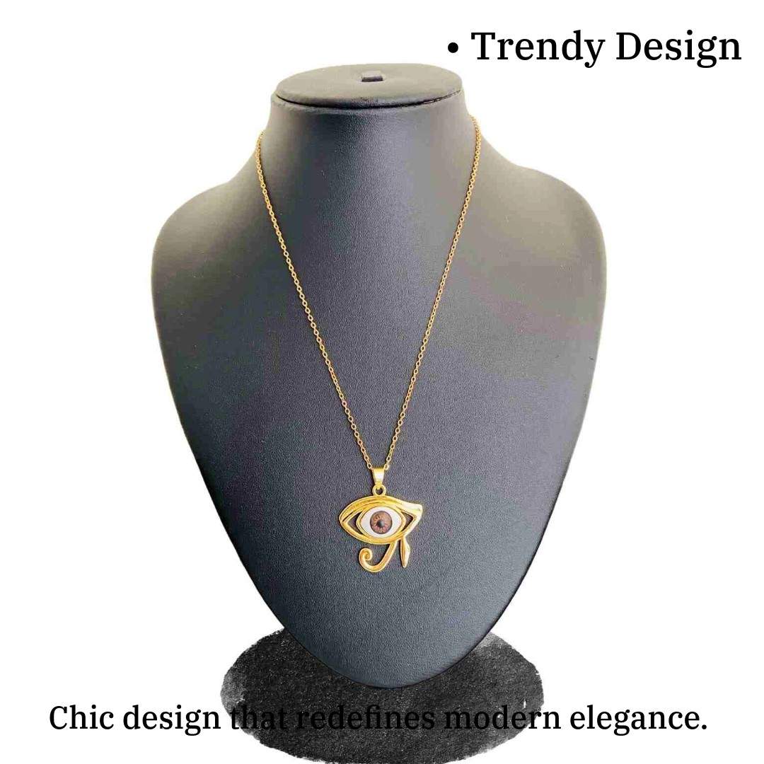 Evil Eye Necklace | 18 Karat Gold Plated | Artificial Jewellery for Girls