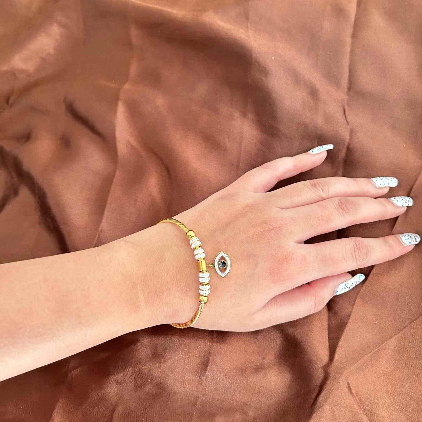 Evil Eye Bracelet With Magnetic Clasp | Magnetic EvilEye Bracelet