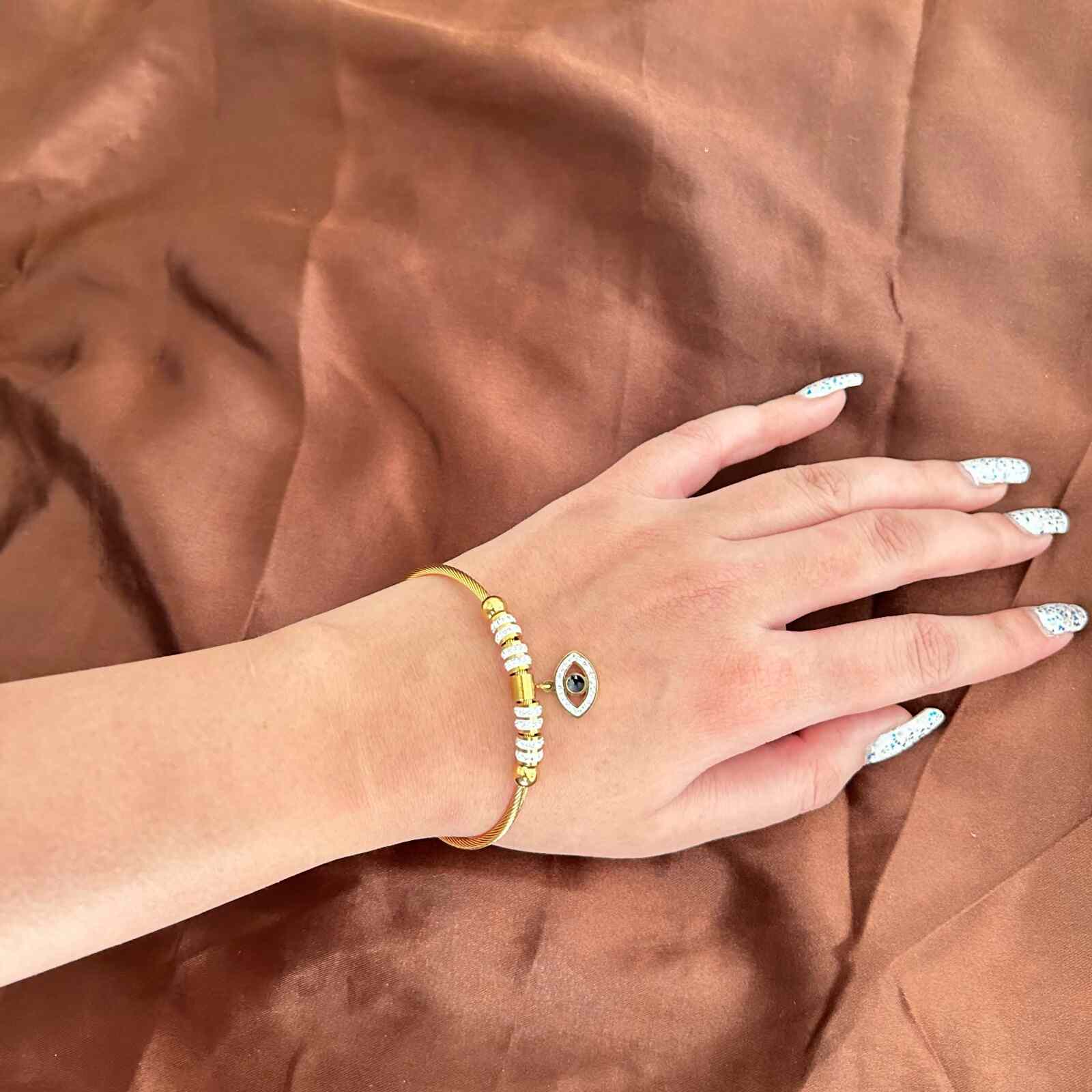 Evil Eye Bracelet With Magnetic Clasp | Magnetic EvilEye Bracelet