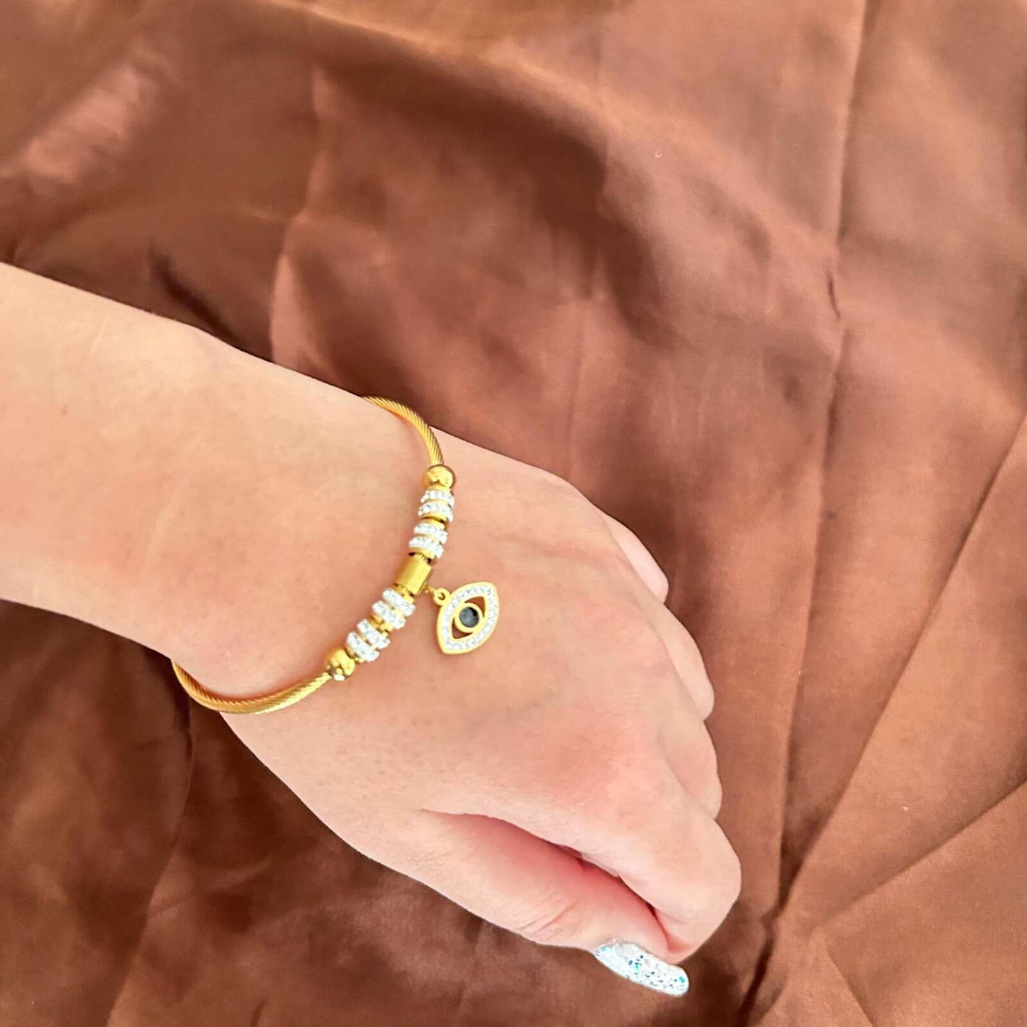 Evil Eye Bracelet With Magnetic Clasp | Magnetic EvilEye Bracelet