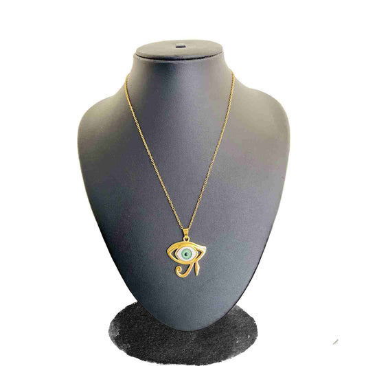 Eye Evil Necklace | 18k Gold Plated Chains | Imitation Jewellery for Women