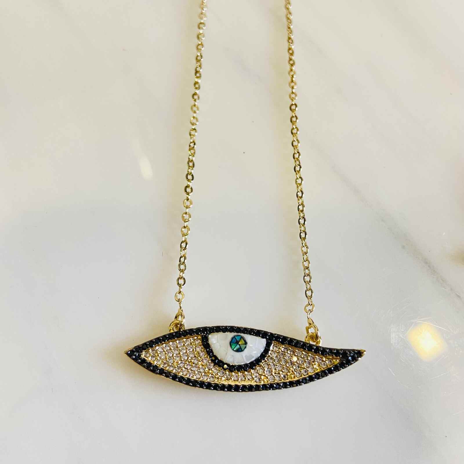 Blue Evil Eye Necklace – Ornaments and more