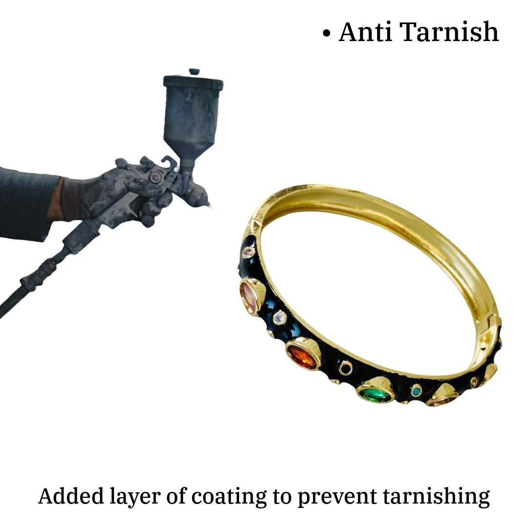 Candy Yum Yum Bracelet | Pitch Dark Black Kada