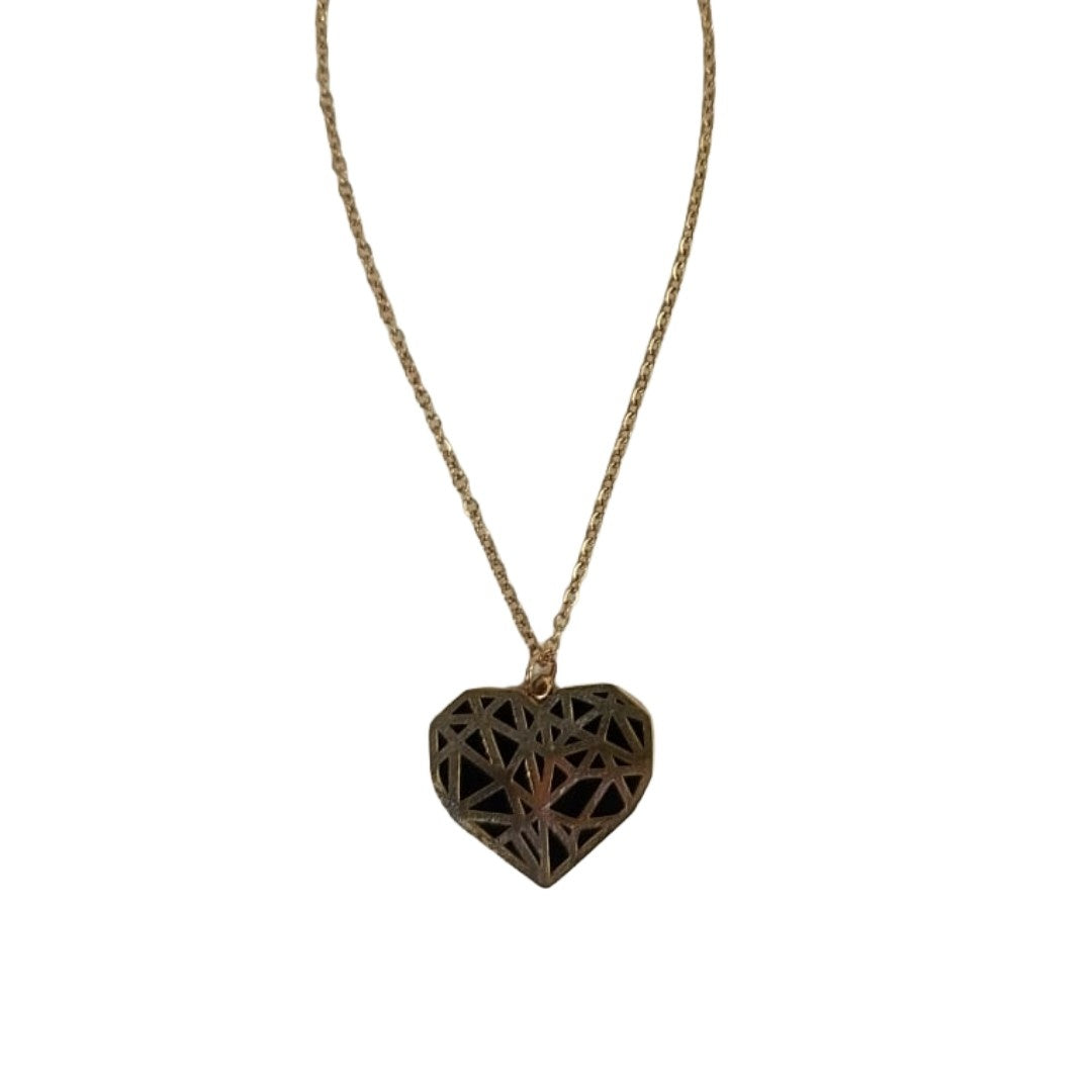 Heart Locket Chain | Rose Gold Plated Heart Necklace for Women | Artificial Jewellery