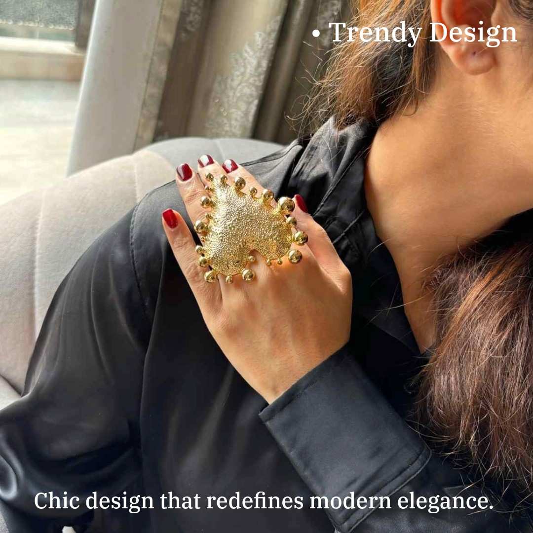 Very Big Heart Ring | Anti-Tarnish | Water Resistant | Gift Box Packing