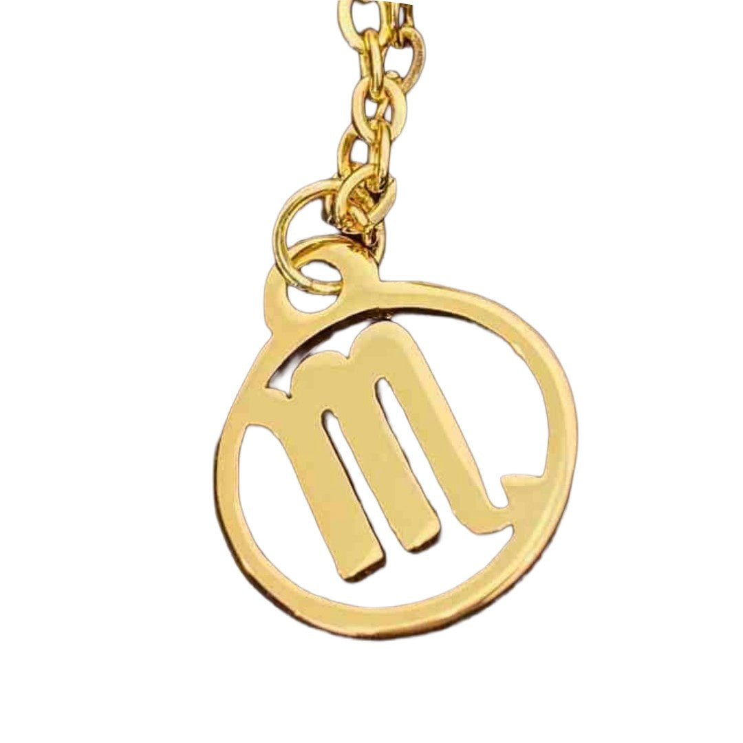 Zodiac Sun Sign Scorpio Necklace | Stainless Steel | Fancy Jewellery for Girl