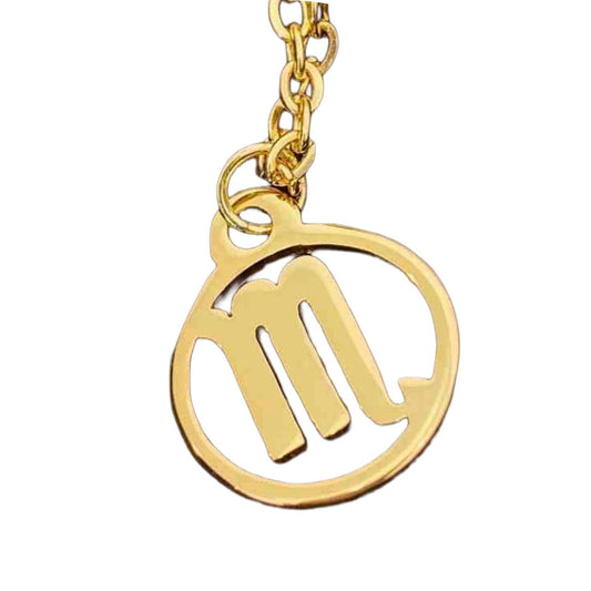 Zodiac Sun Sign Scorpio Necklace | Stainless Steel | Fancy Jewellery for Girl
