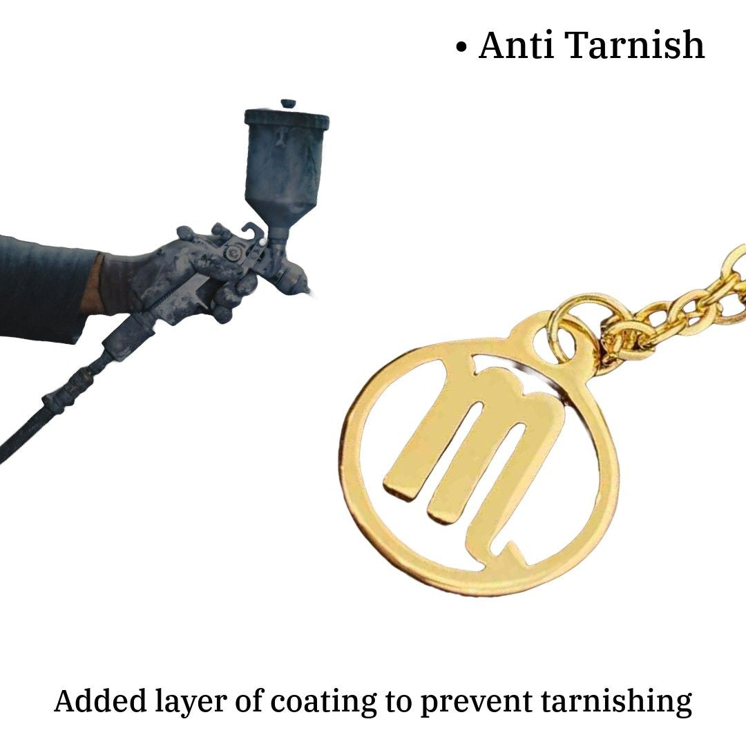 Zodiac Sun Sign Scorpio Necklace | Stainless Steel | Fancy Jewellery for Girl