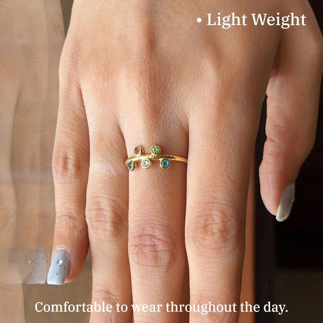Multicolor Stone Ring
