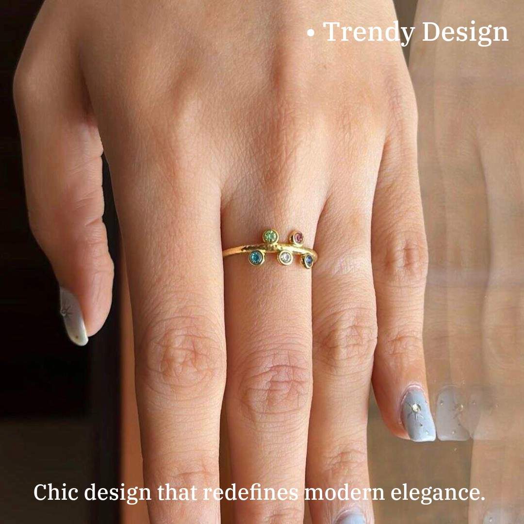 Multicolor Stone Ring