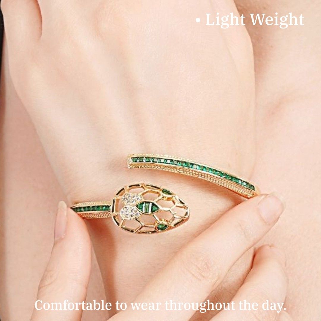 Trendy Bracelets for Ladies | Gold Plated Snake Bracelet for Ladies | Artificial Jewelry