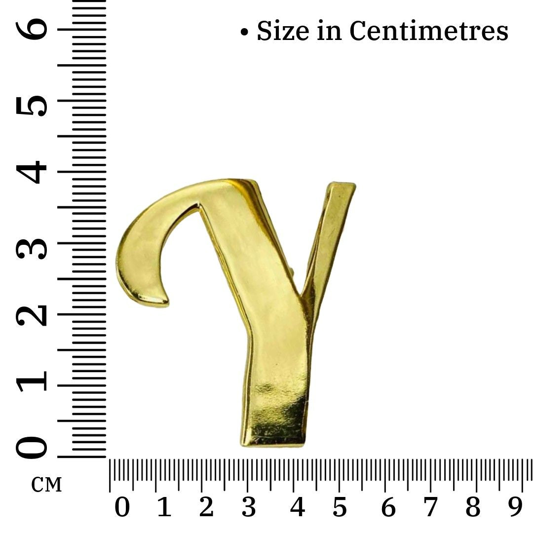 Alphabet Earrings Gold