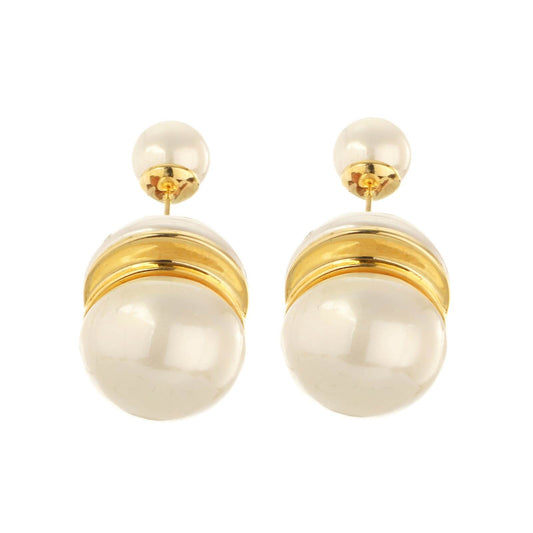 Gold And Pearl Earrings | Artificial Jewellery | Waterproof Earrings | Premium Quality