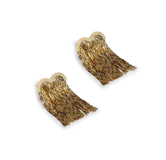 Gold Hanging Earrings | Long Earrings for Women | Western Jewelry