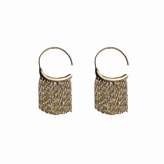 Gold Hangings for Earrings | Tassel Earrings for Women | Fashion Jewelry