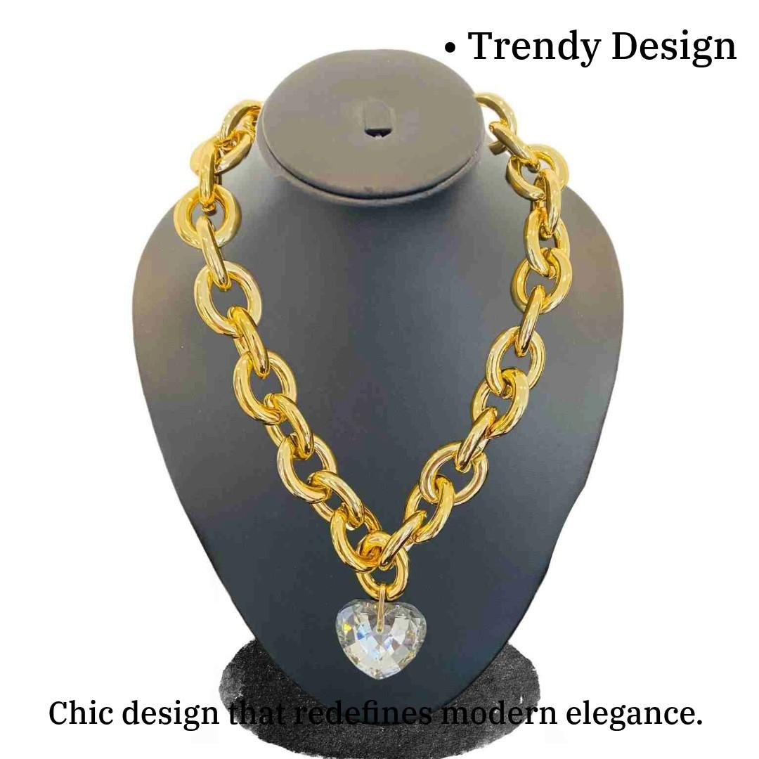 Link Chain | Gold Plated Link Chain for Women | Artificial Jewellery