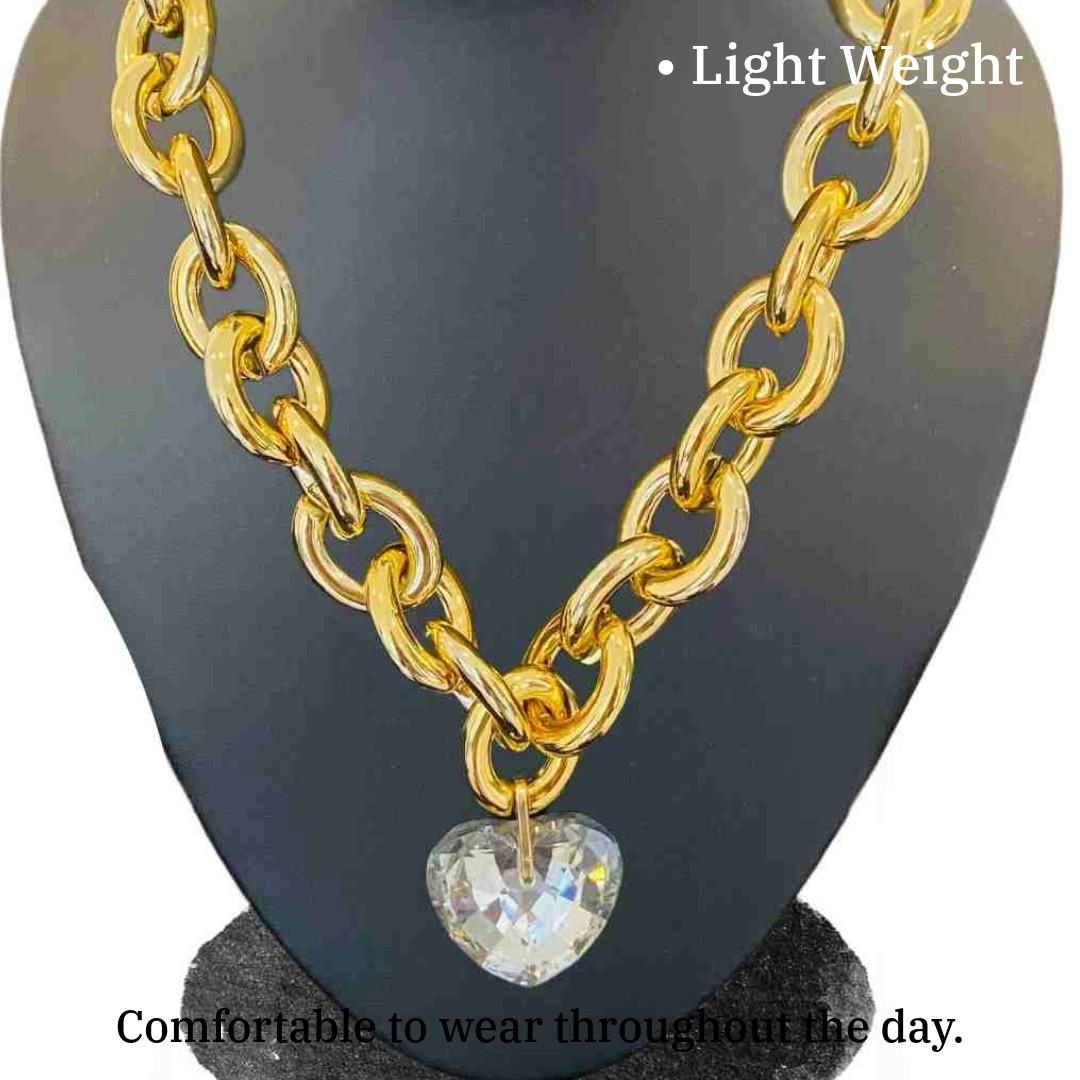 Link Chain | Gold Plated Link Chain for Women | Artificial Jewellery