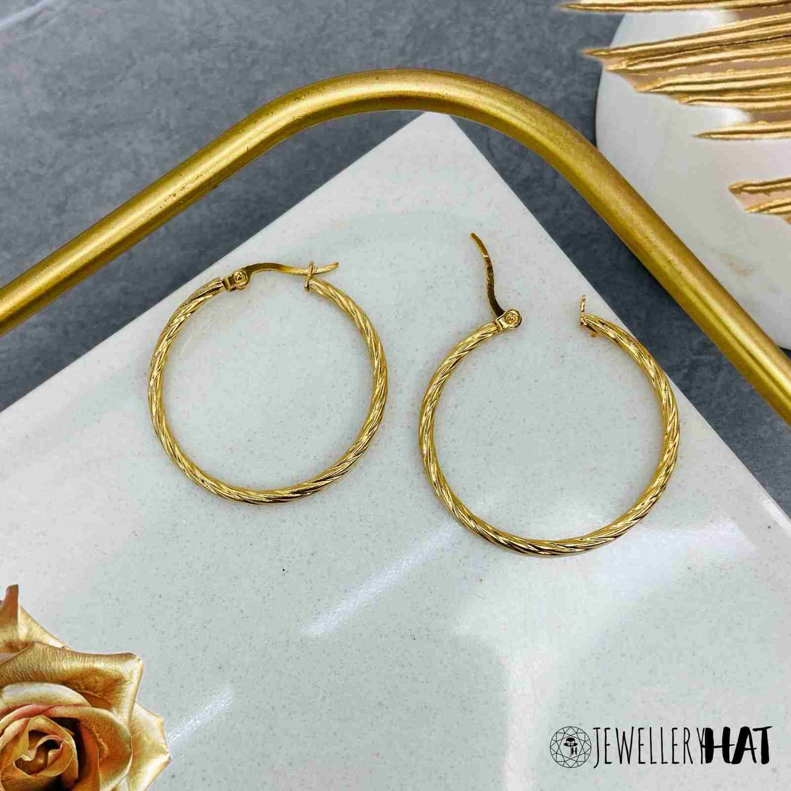 Gold Plated Bali Earrings