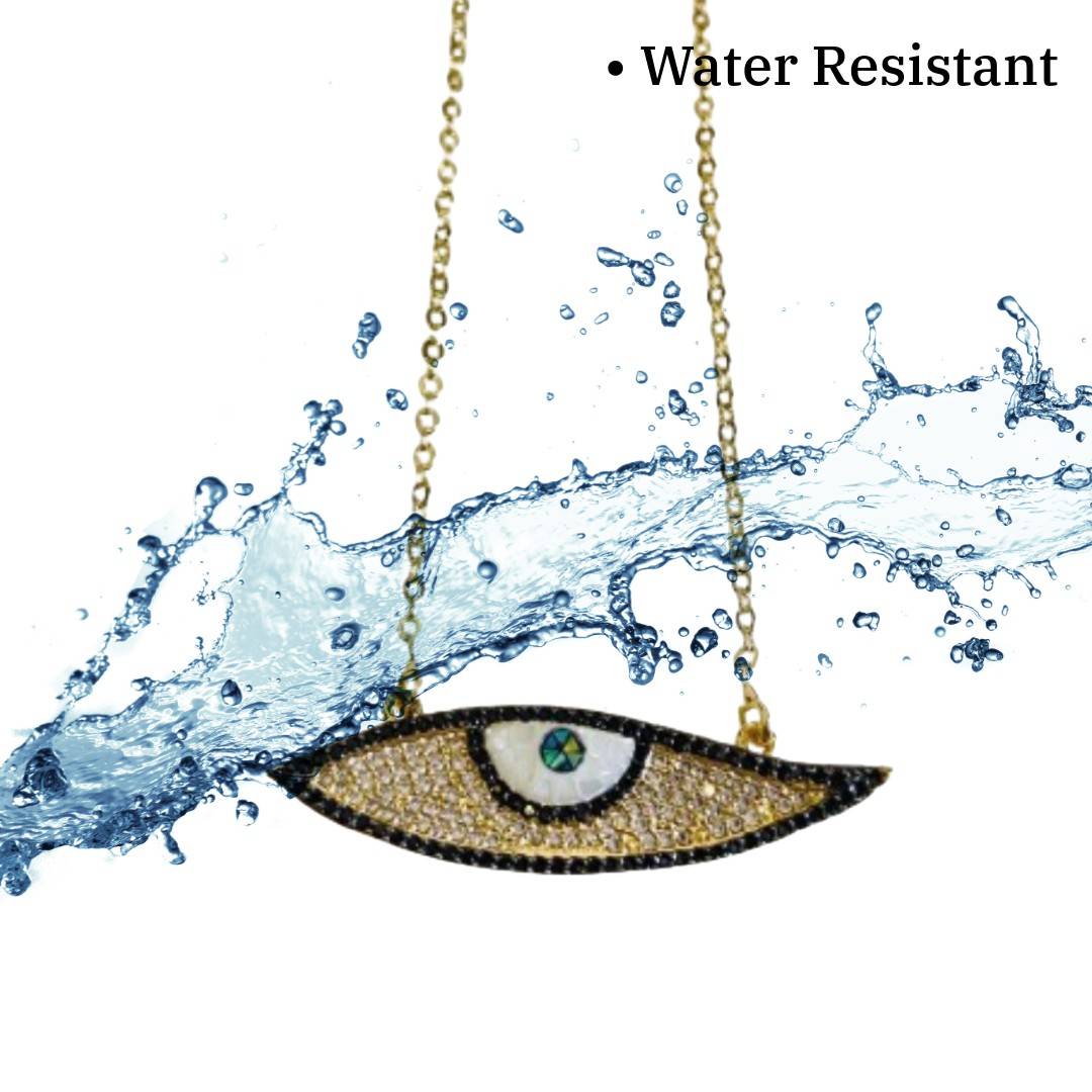 Eye Locket | Gold plated Evil Eye Necklace for Women | Artificial Jewellery