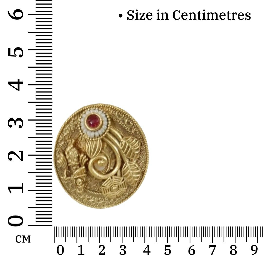 Very Big Traditional Ring | Anti-Tarnish | Water Resistant | Gift Box Packing