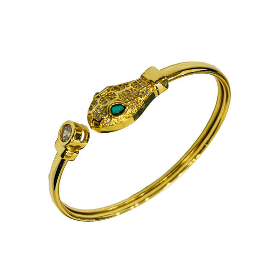 Gold Plated Snake Bracelet | Bracelet for Hand | Gold Plated Jewellery