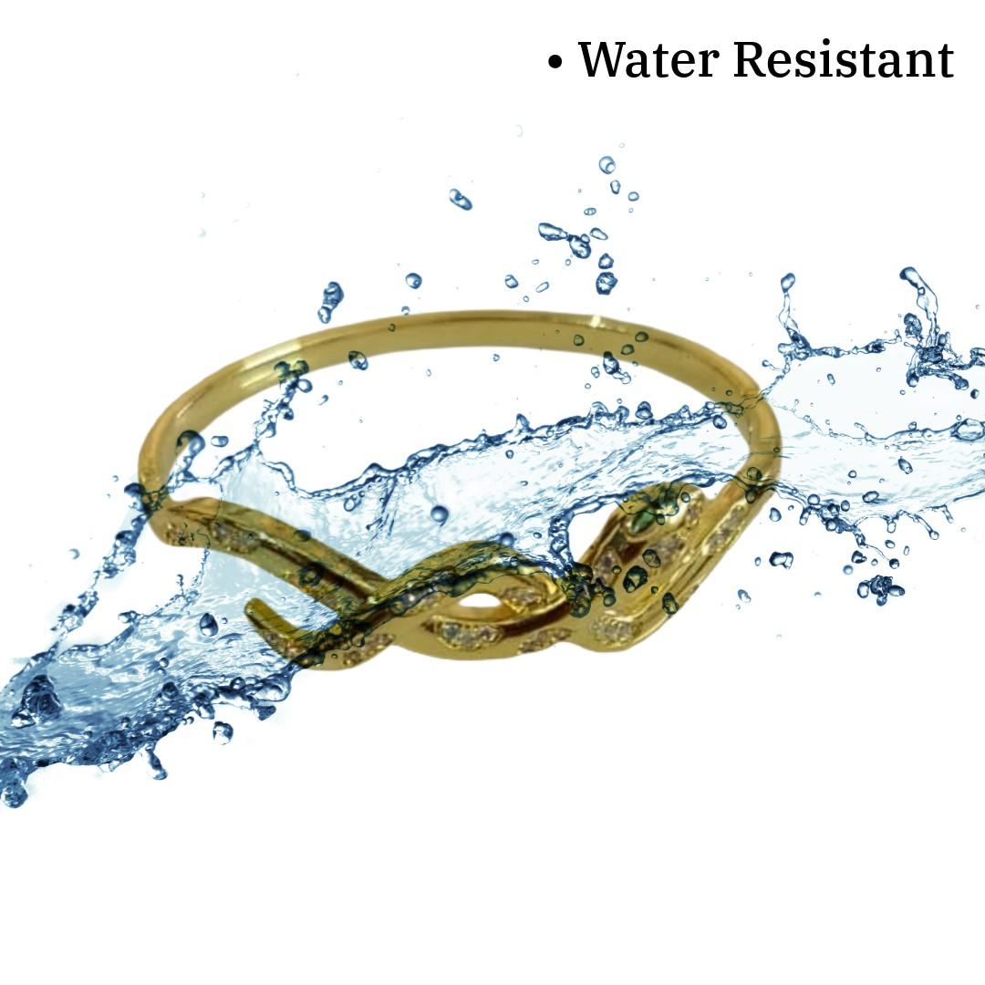 Gold Plated Snake Design Bracelet with Crystal Accents, 6 cm, Fashion Jewelry, Anti Tarnish, Water Resistant, Lightweight, Gift Packaged