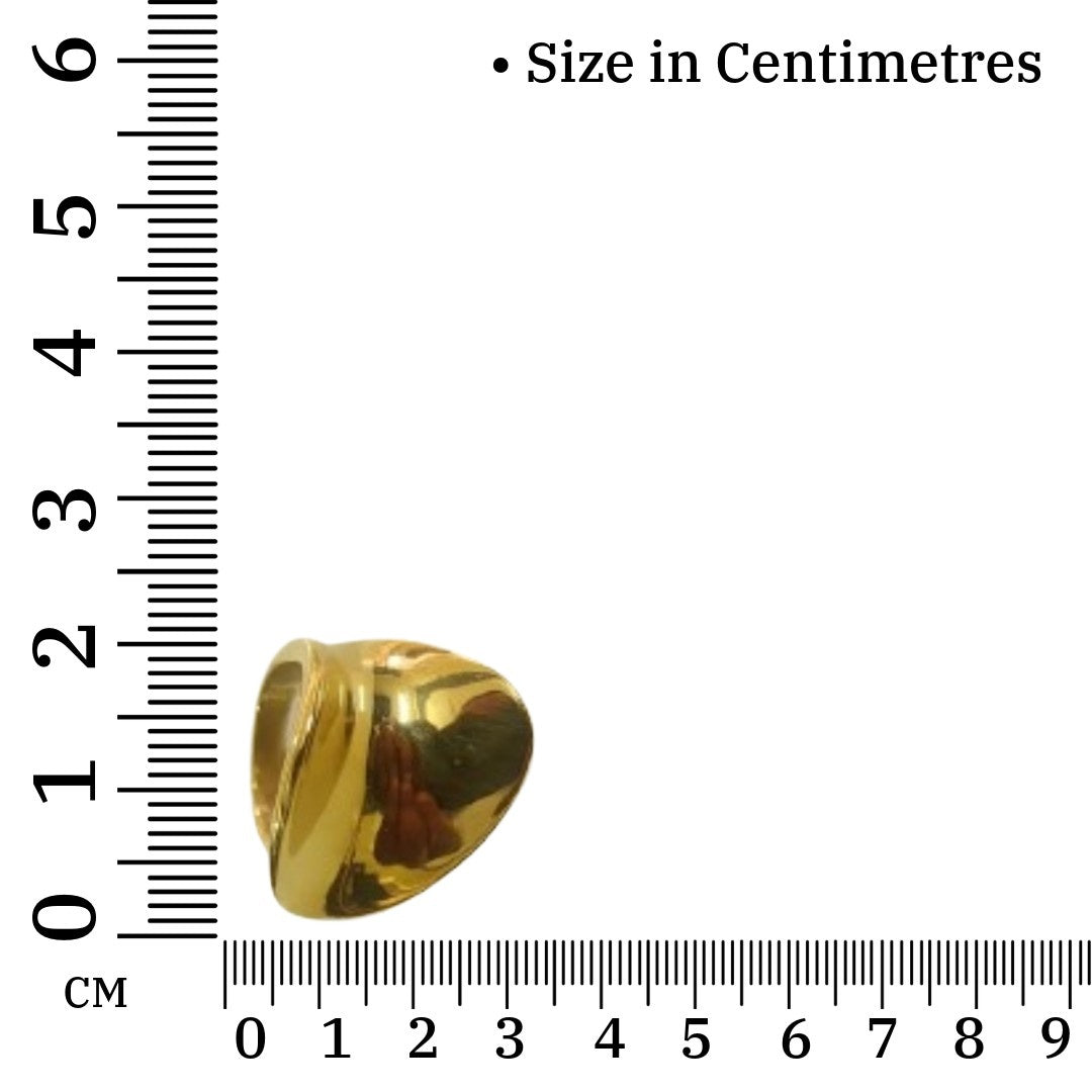 Big Contemporary Ring | Anti-Tarnish | Water Resistant | Gift Box Packing