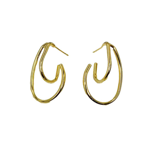 Gold Plated Stud Earrings