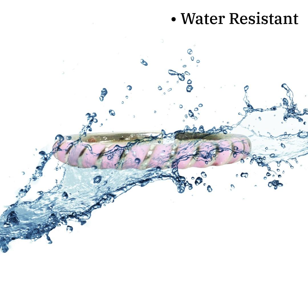 Modern Ring | A Pink Ring | Gold Plated Modern Ring for Women | Artificial Jewellery