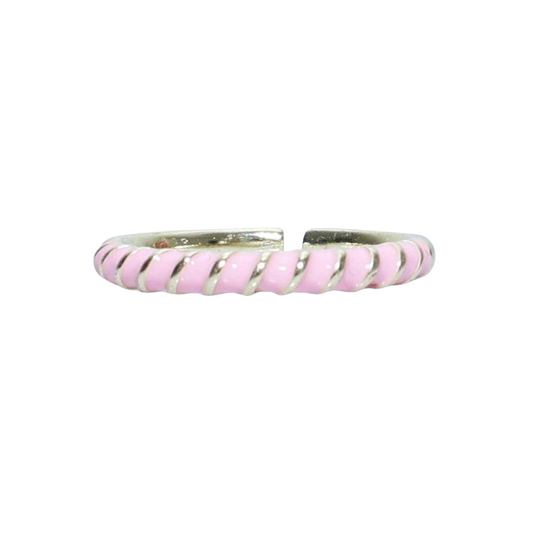 Modern Ring | A Pink Ring | Gold Plated Modern Ring for Women | Artificial Jewellery