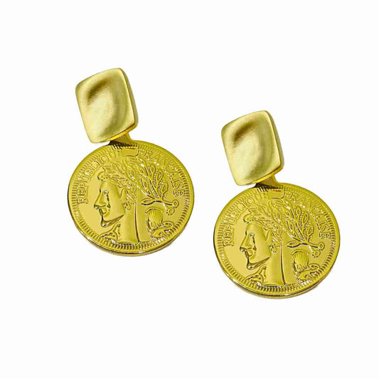 Golden Earrings Western | Gold Plated Earrings for Women | Artificial Jewelry
