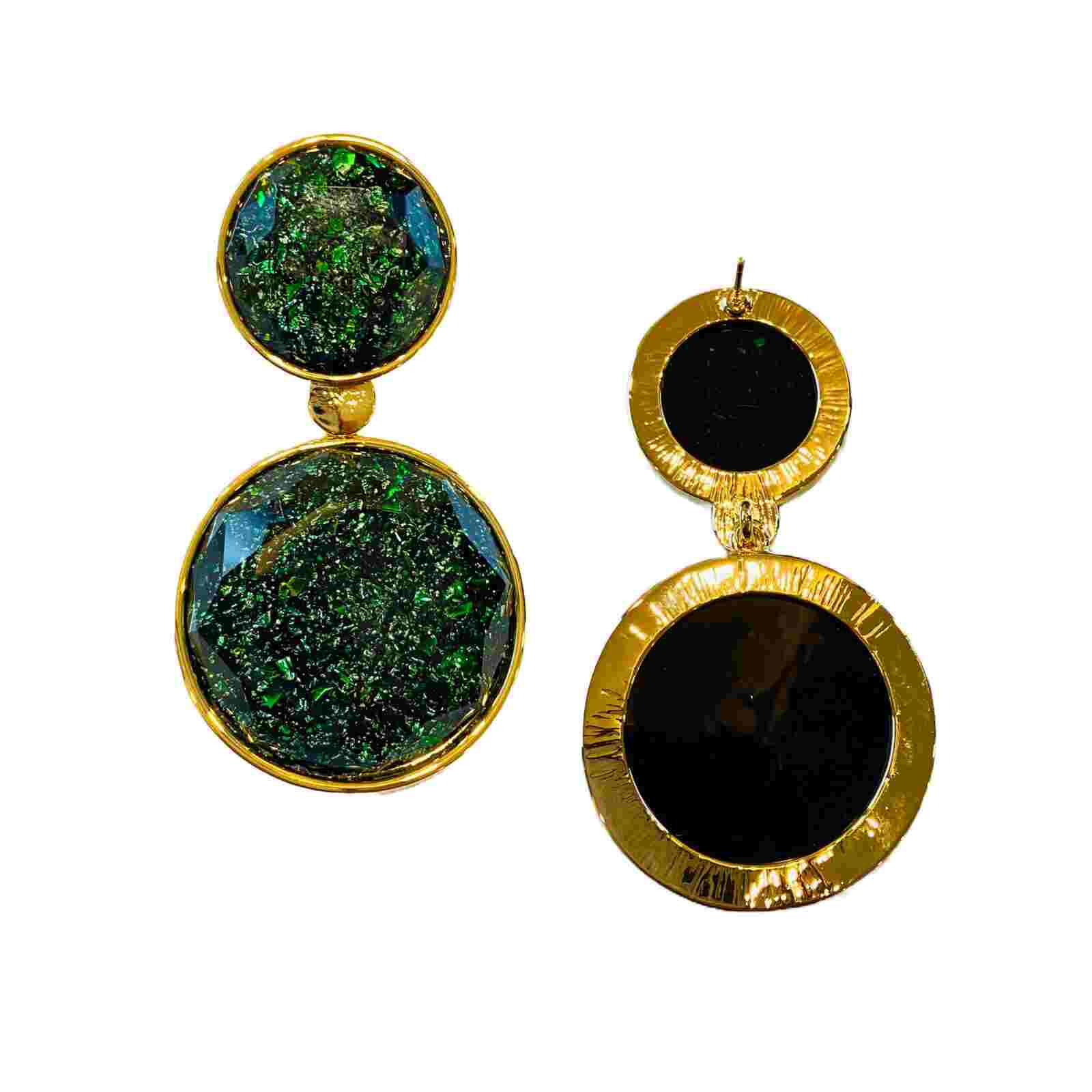 Green Colour Earrings | Drop Earrings | Western Jewellery