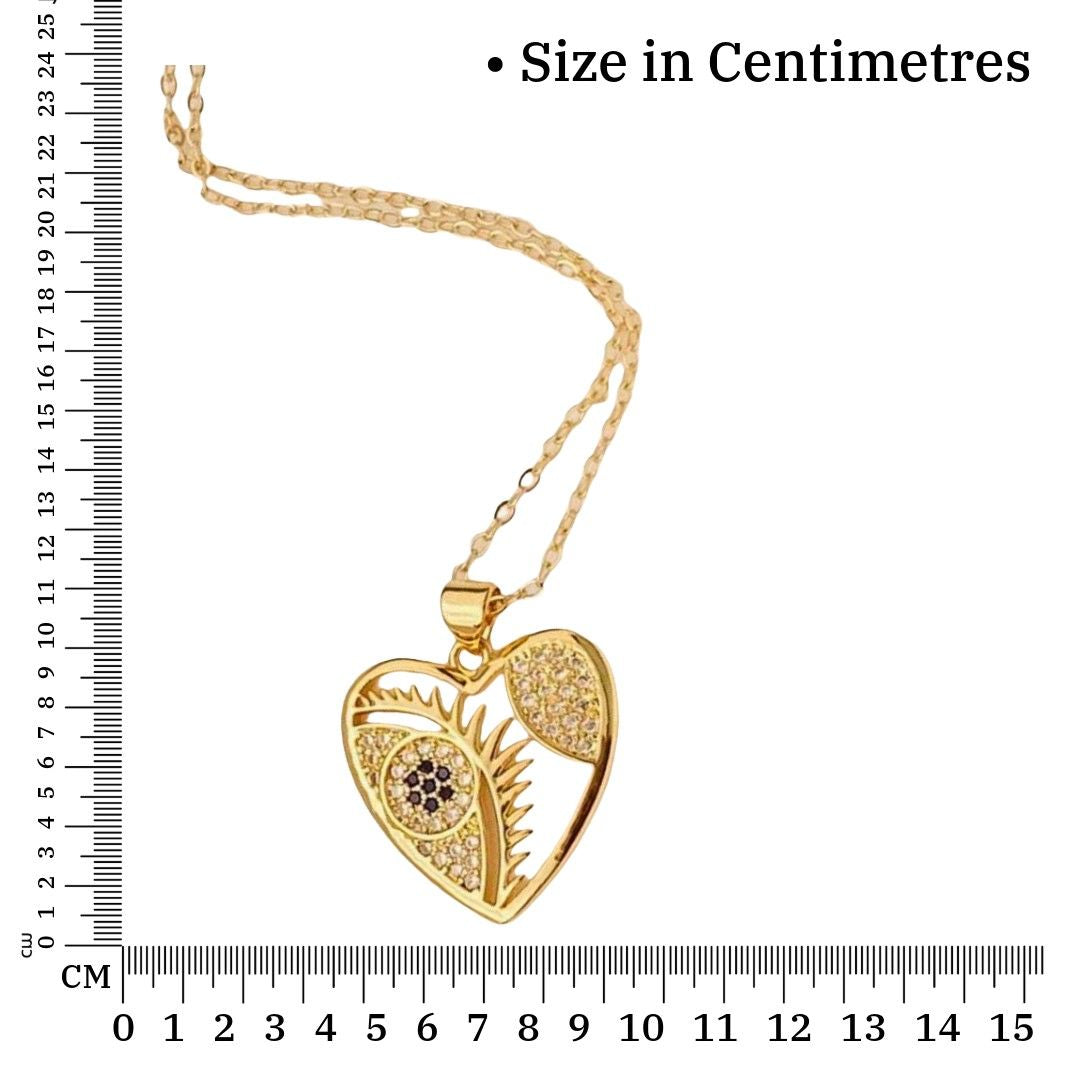 Heart Chain Locket | 18k Plated | Fancy Jewellery for Girl