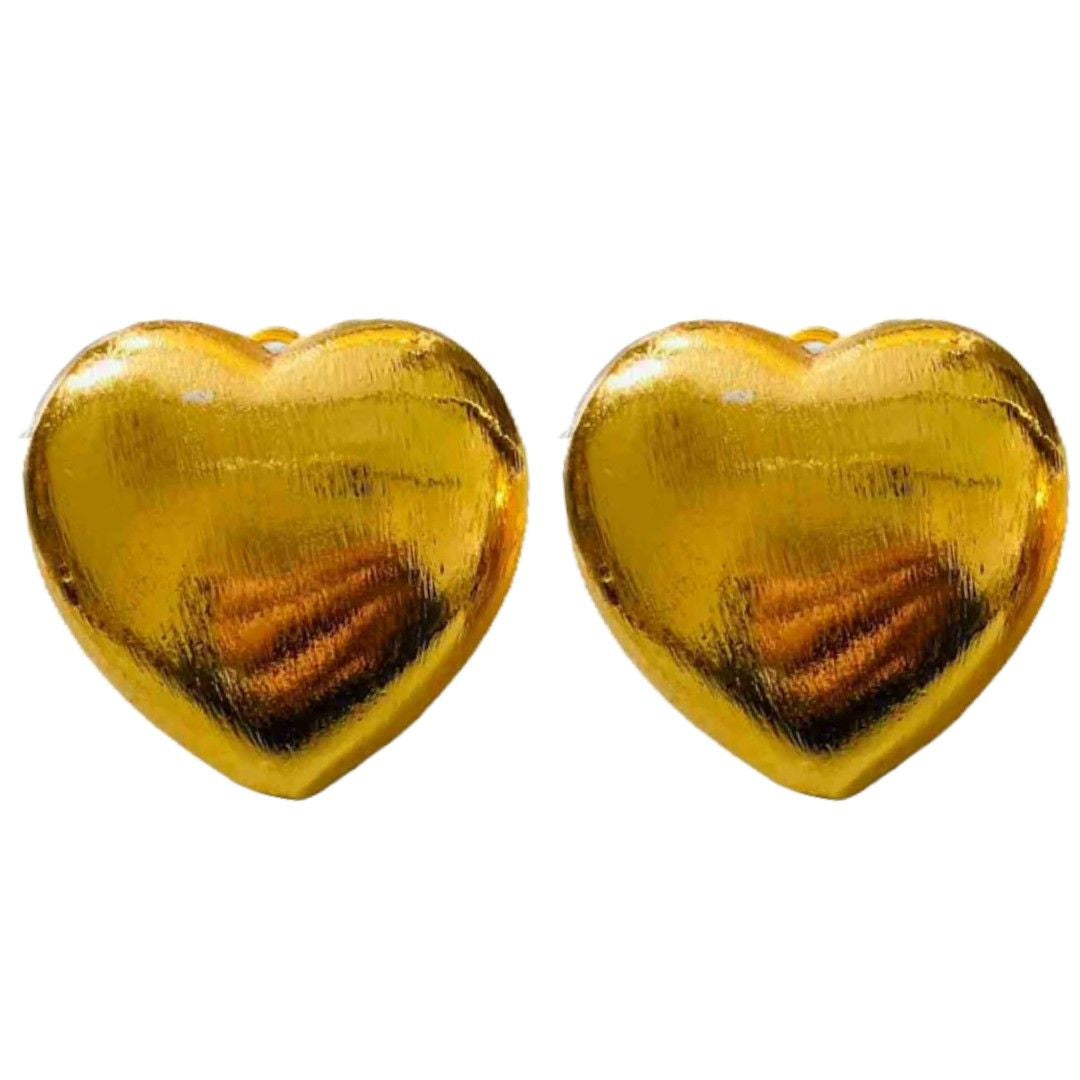 Sone Ki Jewellery | Heart Shaped Earrings