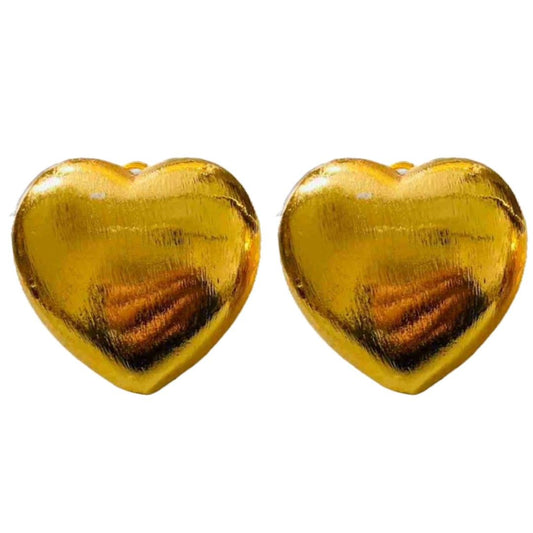 Sone Ki Jewellery | Heart Shaped Earrings