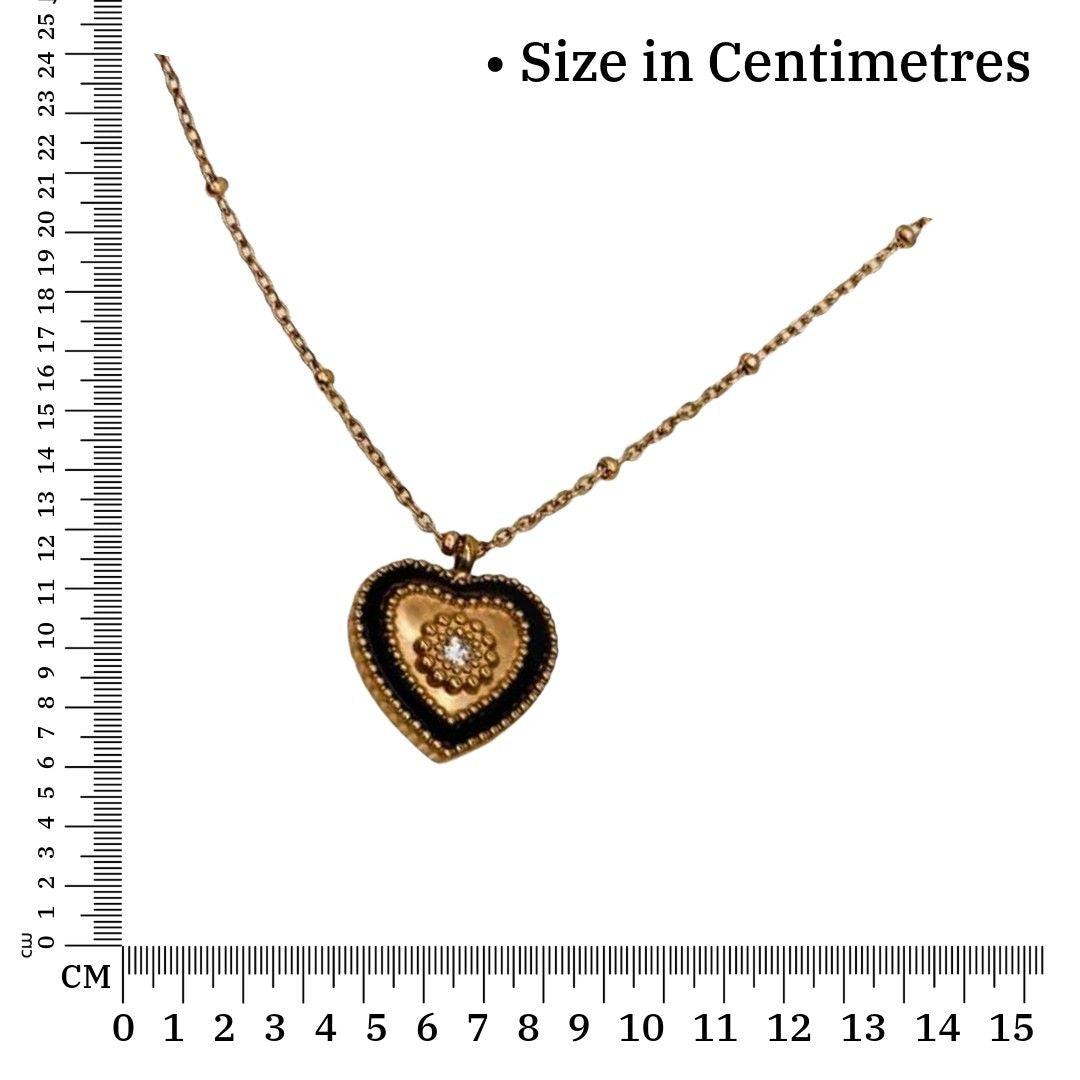 Love Locket Chain | Gold Plated Love Locket Necklace for Women | Artificial Jewellery