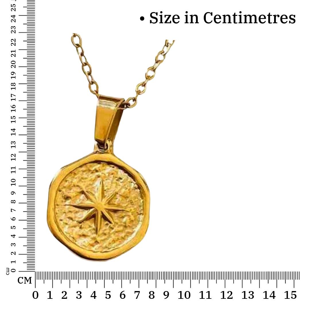 Artificial Gold Chain with Pendant