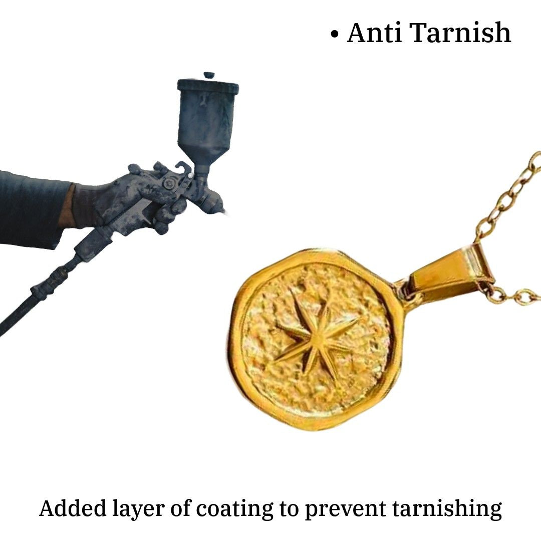 Artificial Gold Chain with Pendant