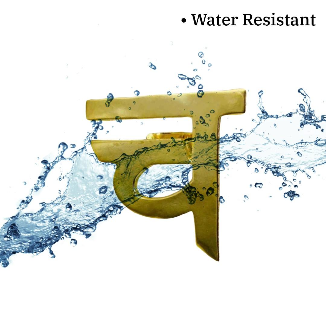 Initial Ring Gold | Hindi च Ring