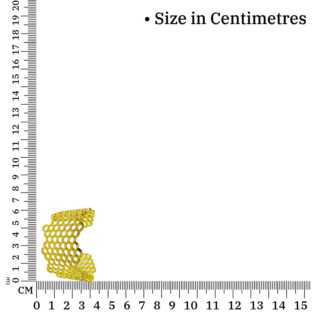 Cuff Bracelets for Women | Honey Comb Bracelet | Artificial Jewelry