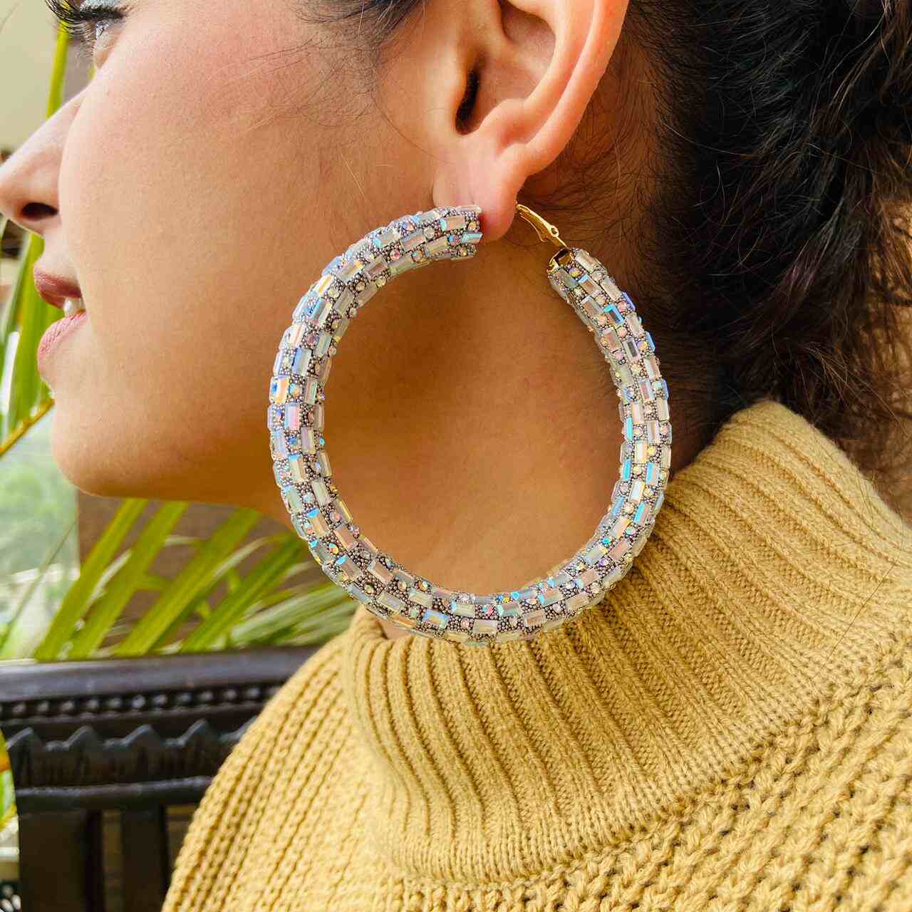 Hoop Design Earrings