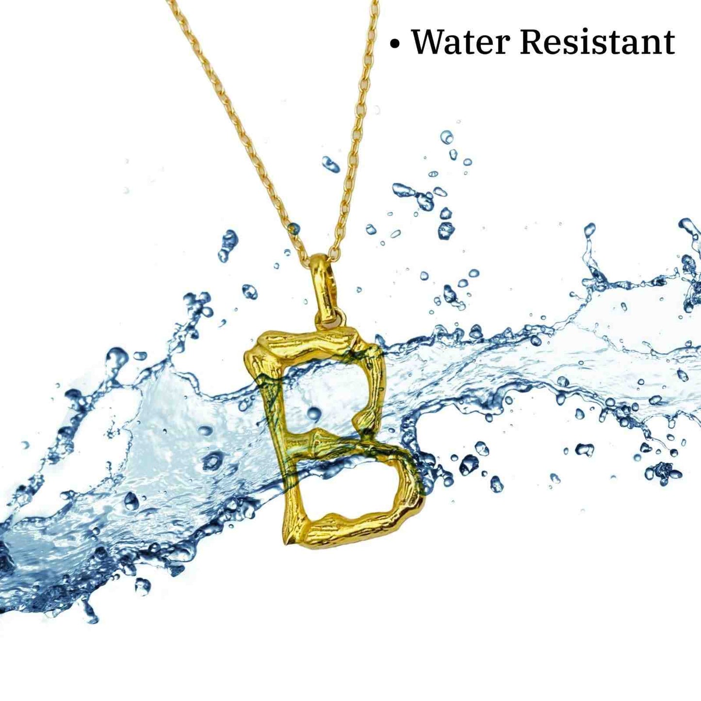 Name Necklace | B Alphabet Necklace | Initial Necklaces